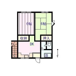 レピュート福庭【2階】の間取り