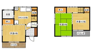 群馬県館林市坂下町【一戸建】の間取り