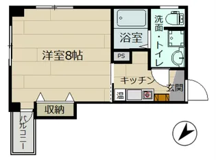 ア-ルグレイ石引【3階】の間取り