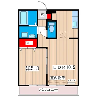 グレースヒルズI【1階】の間取り