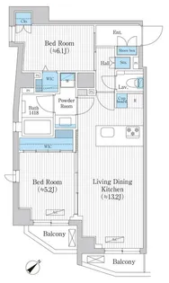 アーバンプレミア池尻大橋【3階】の間取り