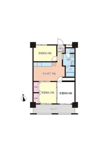 ミカドオクション【3階】の間取り