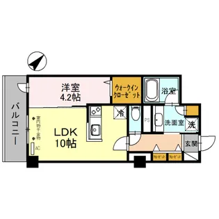 グランデ西金沢駅前【3階】の間取り