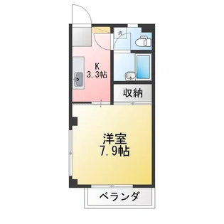 アパルトメントハウスY【1階】の間取り