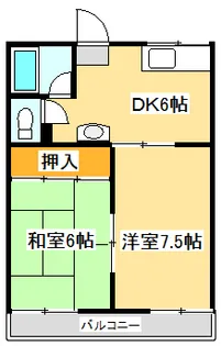 ジュネスS【2階】の間取り