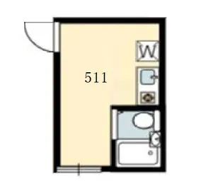 福井ビル【5階】の間取り