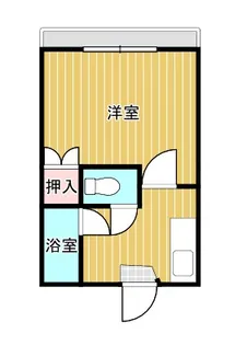 クエスト山門B【2階】の間取り