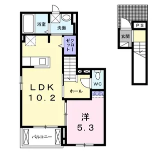 グラン・ソレイユ【2階】の間取り