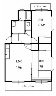 アクシア飯田【1階】の間取り