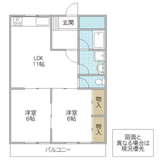 山口ビル【3階】の間取り