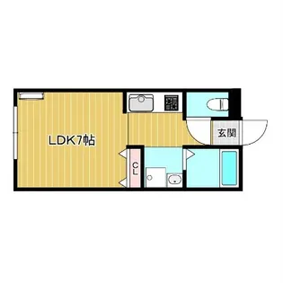 パオス田家【1階】の間取り