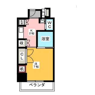 プログレンス栄【9階】の間取り