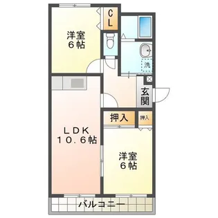 パレンティーア【2階】の間取り