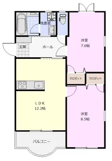 Villa.ssk【2階】の間取り