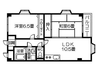 ガーデンプラザF棟【1階】の間取り