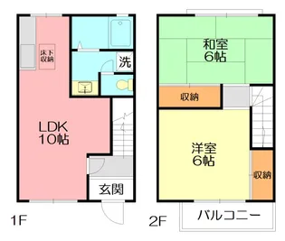 神奈川県南足柄市雨坪【一戸建】の間取り