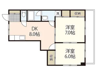 広瀬第3YSビル【4階】の間取り
