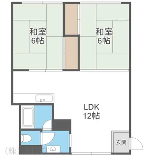 ルーベデンス琴似【5階】の間取り