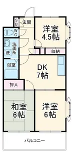 ビラ・グリート【2階】の間取り