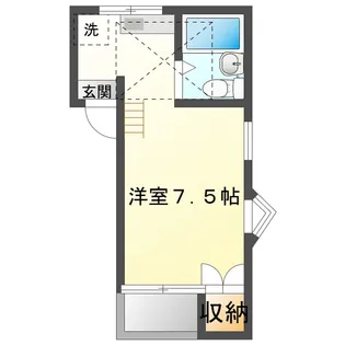 モンパレス安中第4 3号棟【1階】の間取り