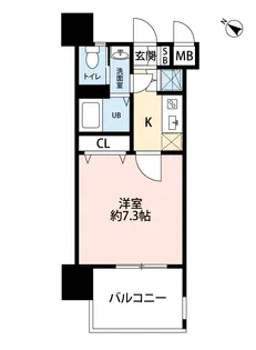 サヴォイ博多エレメンツ【7階】の間取り