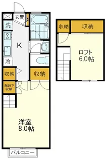 グランドールアヴェニュー【2階】の間取り