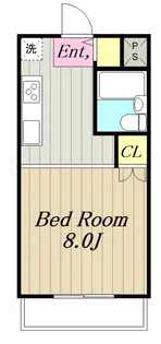 グリンヒル横山【2階】の間取り