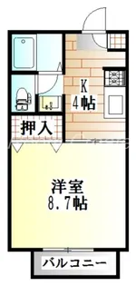 シャーメゾン安宅【1階】の間取り