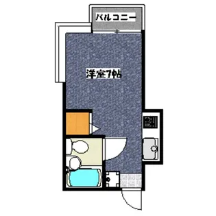 ソルフィールド浜田山【2階】の間取り