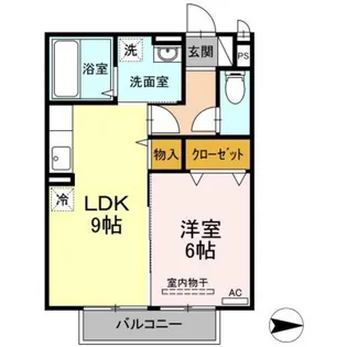 プリオールエフ C棟【2階】の間取り