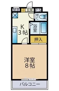 メゾン矢取II【2階】の間取り