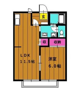 セレーノカーサ【2階】の間取り