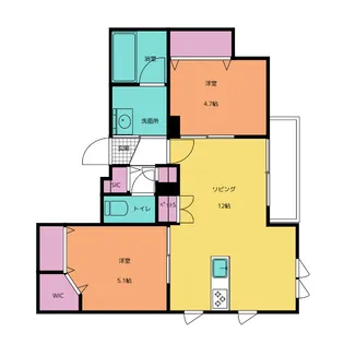 キャリアライズ湘南【3階】の間取り