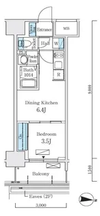 L&Cレジデンス鶴舞公園【4階】の間取り