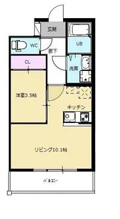 キルシュ・バオム【3階】の間取り