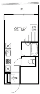 Clair新宿【1階】の間取り