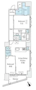 Le UnDeux南青山【9階】の間取り