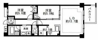 東京都渋谷区恵比寿3【マンション】の間取り