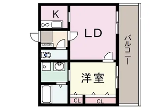 大阪府大阪市生野区新今里5【マンション】の間取り