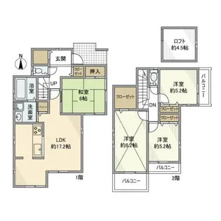 東京都練馬区西大泉5【一戸建】の間取り