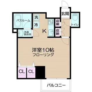 ビーヴァリー北【3階】の間取り