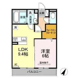 玉里光ハイツ【2階】の間取り