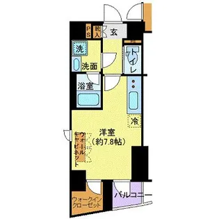 フェルクルール秋葉原【2階】の間取り