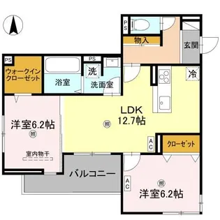 Green Village【3階】の間取り