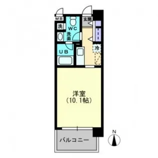 AXiS伊島【5階】の間取り