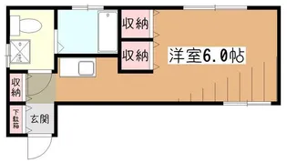 コスモハイツ【1階】の間取り