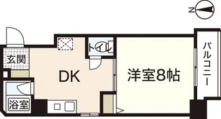 アヴァンセ中筋II【3階】の間取り