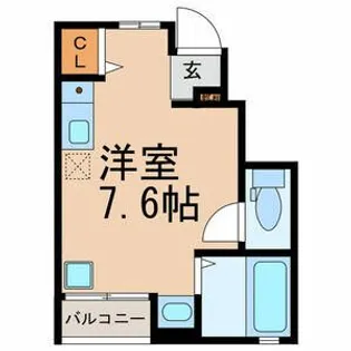 千葉県松戸市常盤平1【アパート】の間取り