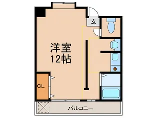 パークハウス布池【2階】の間取り
