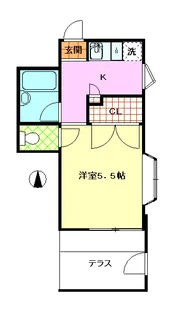 ロイヤルハイツ【1階】の間取り